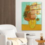 Wallity Pintura decorativa de vidrio templado Multicolor 30 x 45 cm
